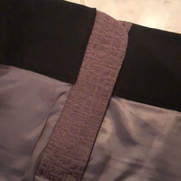 Ann Taylor loft brown shimmery skirt. EUC! - Picture 3 of 9